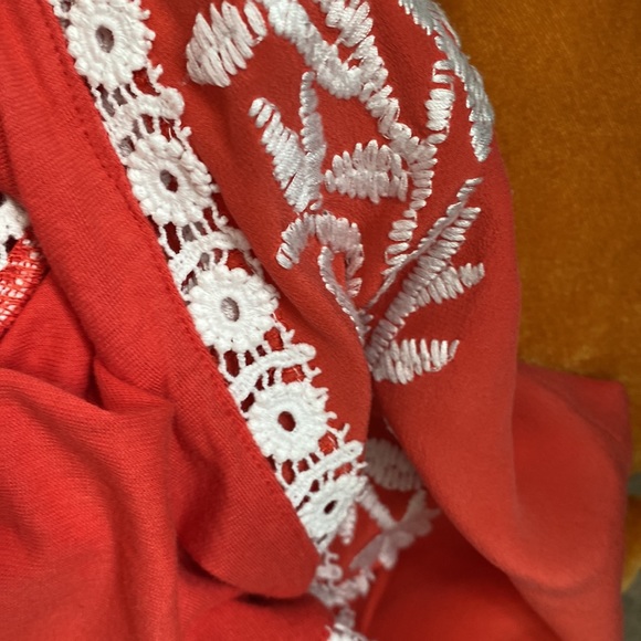 Anthropologie One.September Oversized Flowy Embroidered Top - Picture 12 of 15